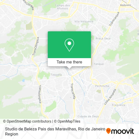 Studio de Beleza Pais das Maravilhas map