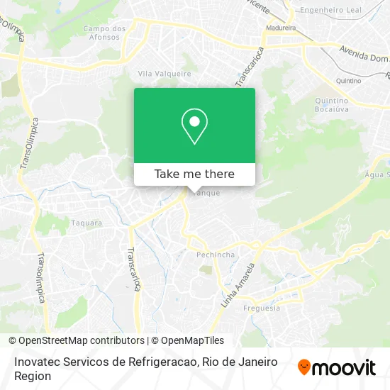 Inovatec Servicos de Refrigeracao map