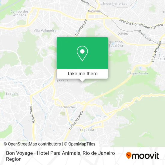 Bon Voyage - Hotel Para Animais map