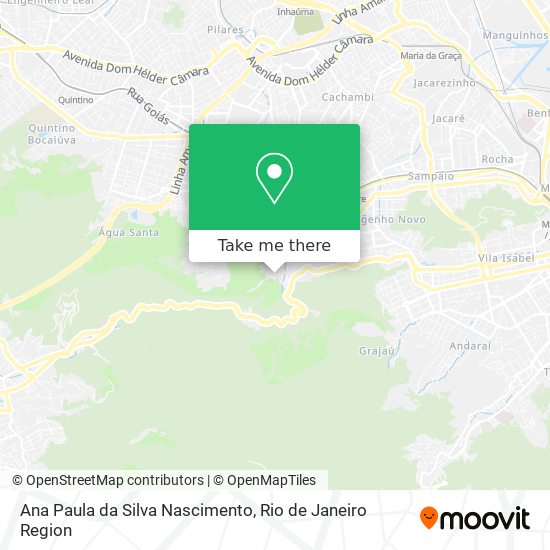 Ana Paula da Silva Nascimento map