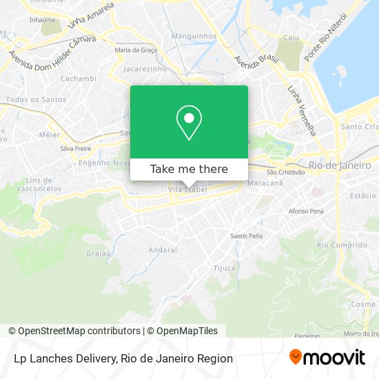 Lp Lanches Delivery map