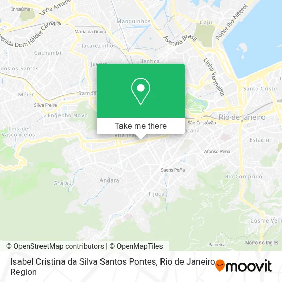Isabel Cristina da Silva Santos Pontes map