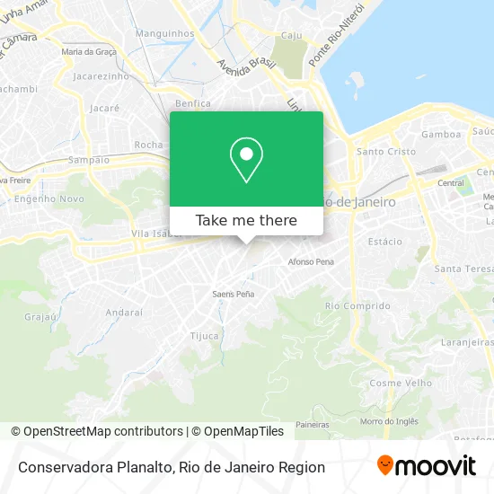 Conservadora Planalto map