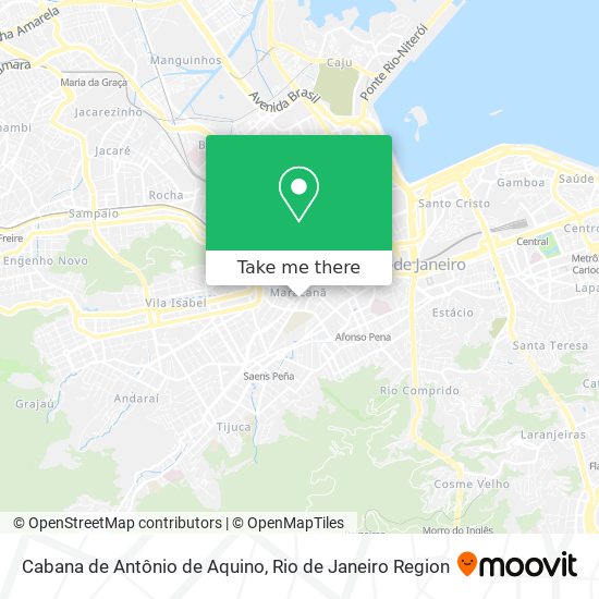 Mapa Cabana de Antônio de Aquino