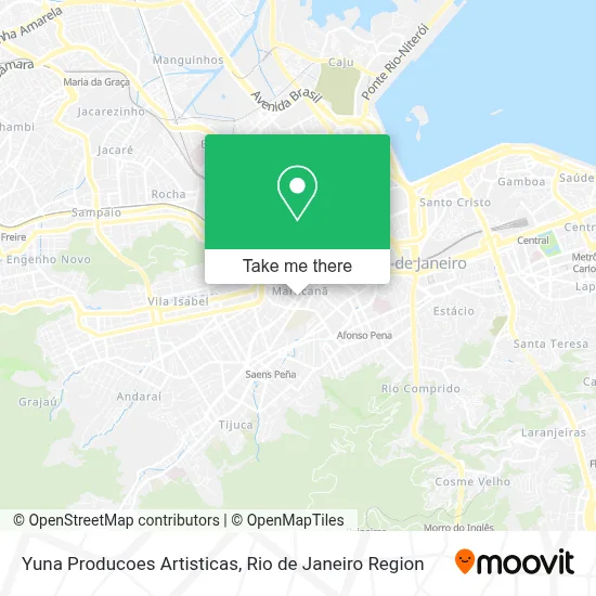 Yuna Producoes Artisticas map