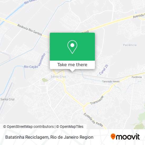 Mapa Batatinha Reciclagem