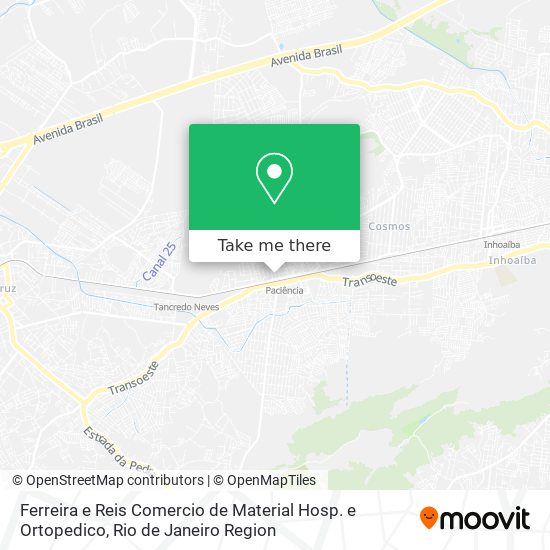 Ferreira e Reis Comercio de Material Hosp. e Ortopedico map