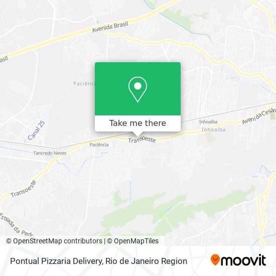 Pontual Pizzaria Delivery map