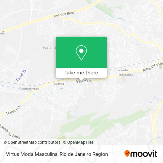 Virtus Moda Masculina map