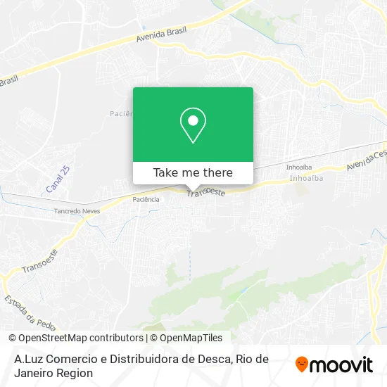 A.Luz Comercio e Distribuidora de Desca map