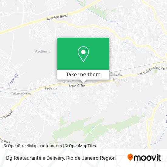 Dg Restaurante e Delivery map