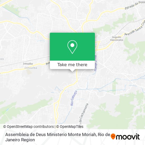 Assembleia de Deus Ministerio Monte Moriah map