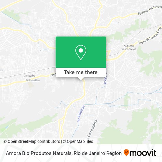 Mapa Amora Bio Produtos Naturais