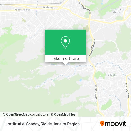Mapa Hortifruti el Shaday