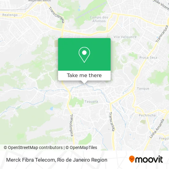 Merck Fibra Telecom map