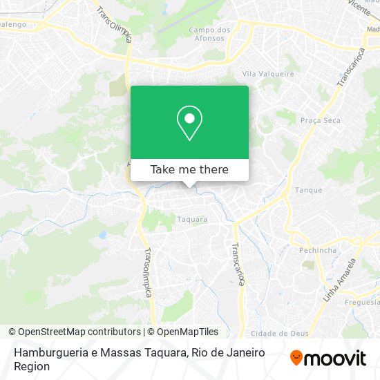 Hamburgueria e Massas Taquara map