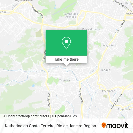 Katharine da Costa Ferreira map