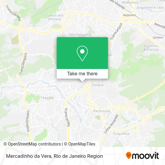 Mercadinho da Vera map