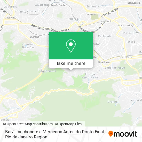 Bar / , Lanchonete e Mercearia Antes do Ponto Final map