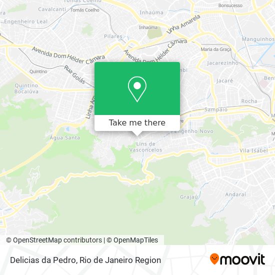 Mapa Delicias da Pedro