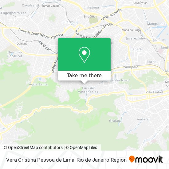 Vera Cristina Pessoa de Lima map