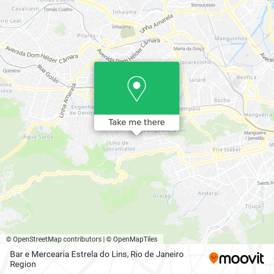 Bar e Mercearia Estrela do Lins map