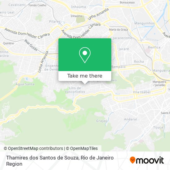 Mapa Thamires dos Santos de Souza