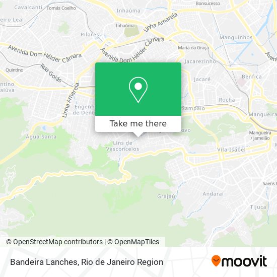 Mapa Bandeira Lanches