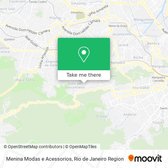 Mapa Menina Modas e Acessorios