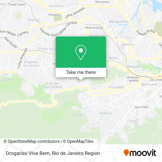 Drogarias Viva Bem map