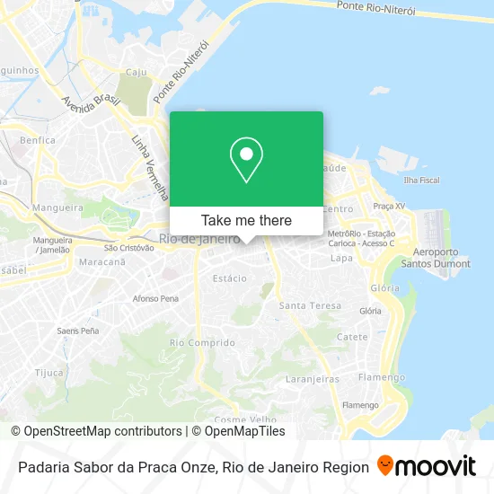 Padaria Sabor da Praca Onze map