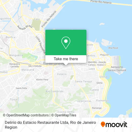 Delirio do Estacio Restaurante Ltda map