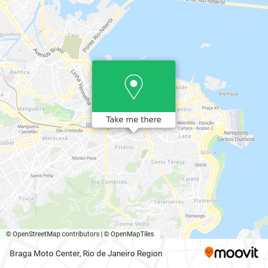 Braga Moto Center map