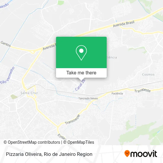 Pizzaria Oliveira map