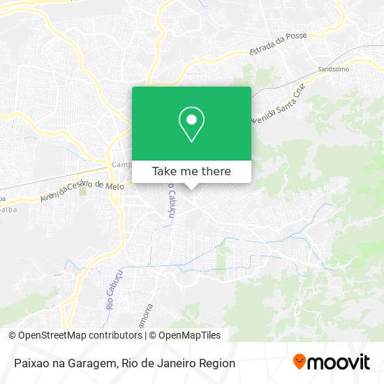 Paixao na Garagem map