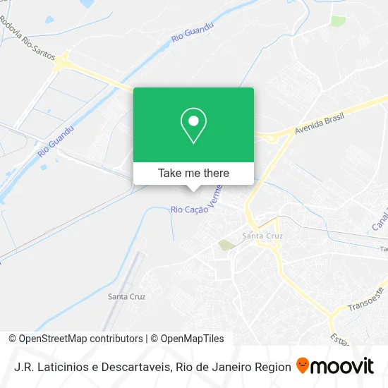 J.R. Laticinios e Descartaveis map