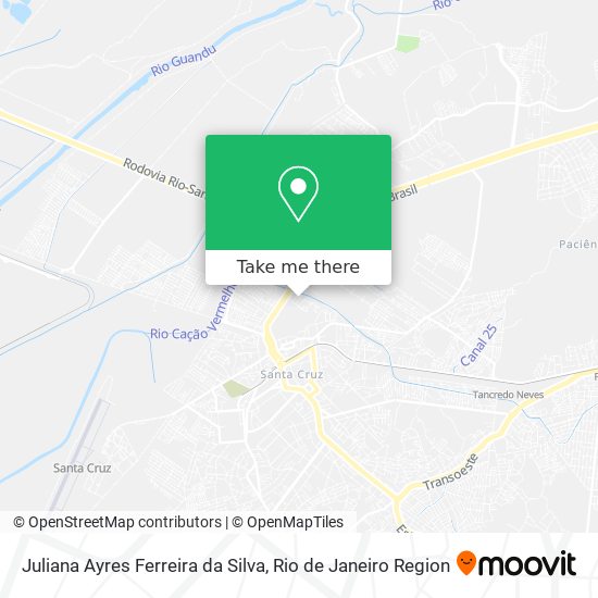Juliana Ayres Ferreira da Silva map