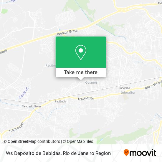 Ws Deposito de Bebidas map