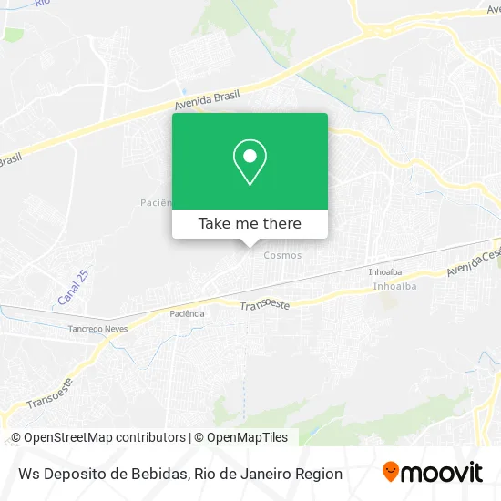 Ws Deposito de Bebidas map
