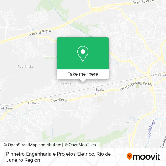 Pinheiro Engenharia e Projetos Eletrico map