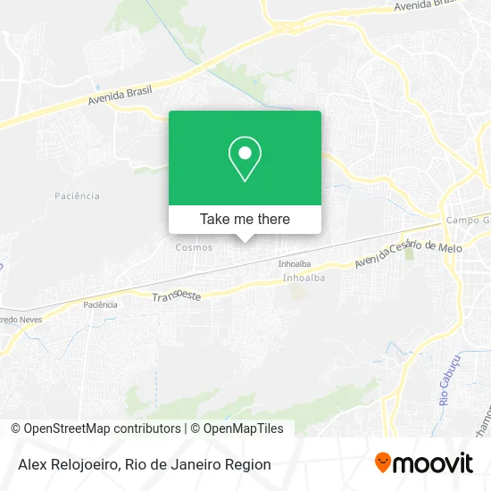 Alex Relojoeiro map