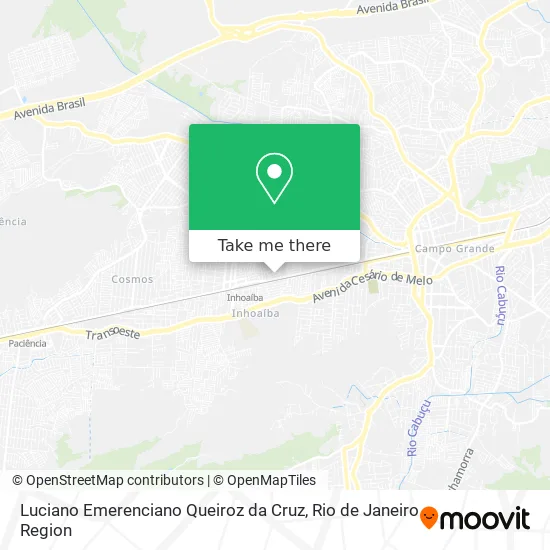 Luciano Emerenciano Queiroz da Cruz map