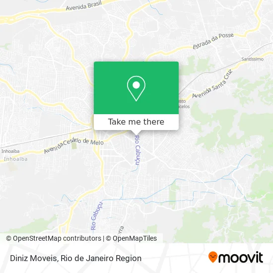 Diniz Moveis map