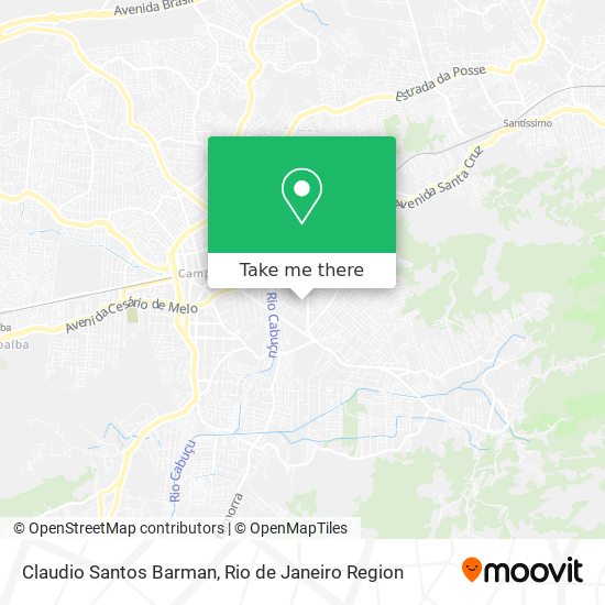 Claudio Santos Barman map