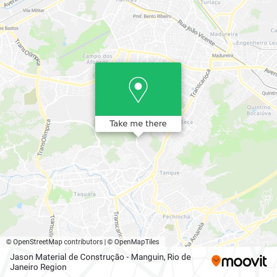 Jason Material de Construção - Manguin map