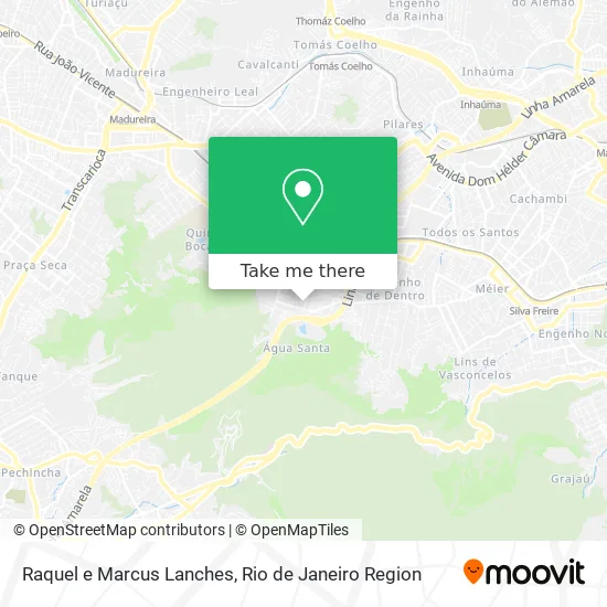 Raquel e Marcus Lanches map