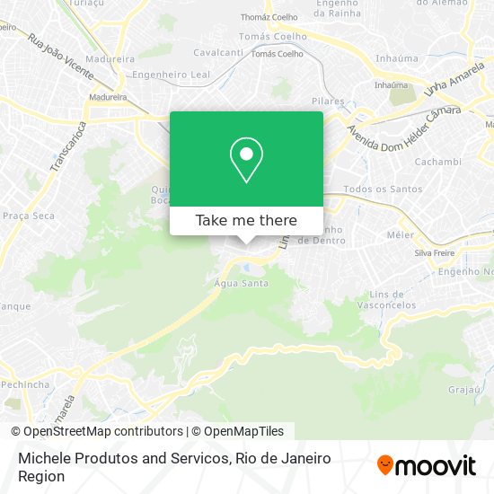 Michele Produtos and Servicos map