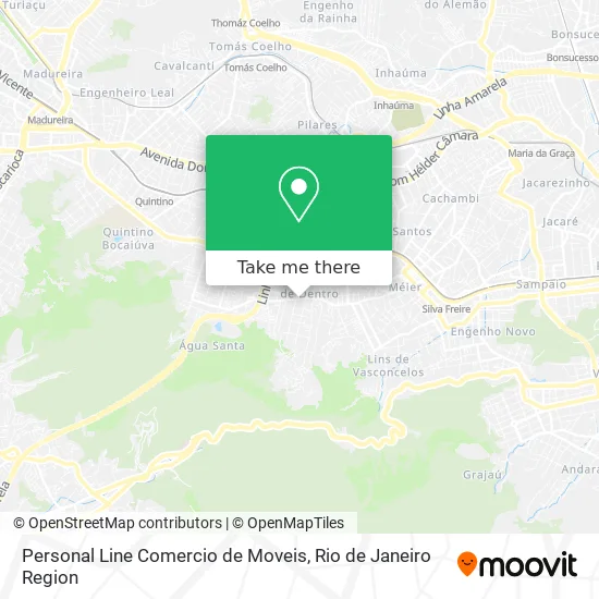 Personal Line Comercio de Moveis map