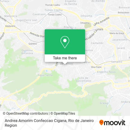 Andrea Amorim Confeccao Cigana map