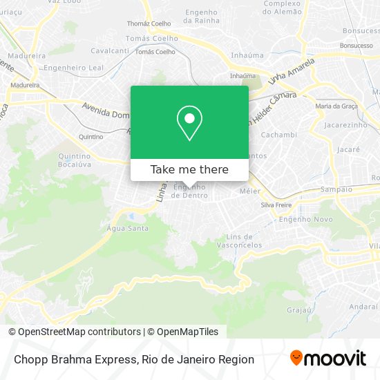 Chopp Brahma Express map